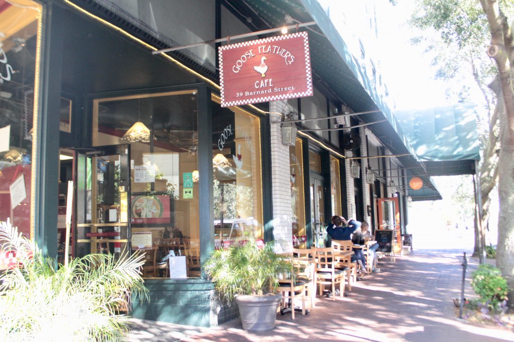 Travel Guide: Savannah, GA - Goose Feathers Cafe - www.spousesproutsme.com